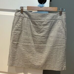 Seersucker Mini Skirt